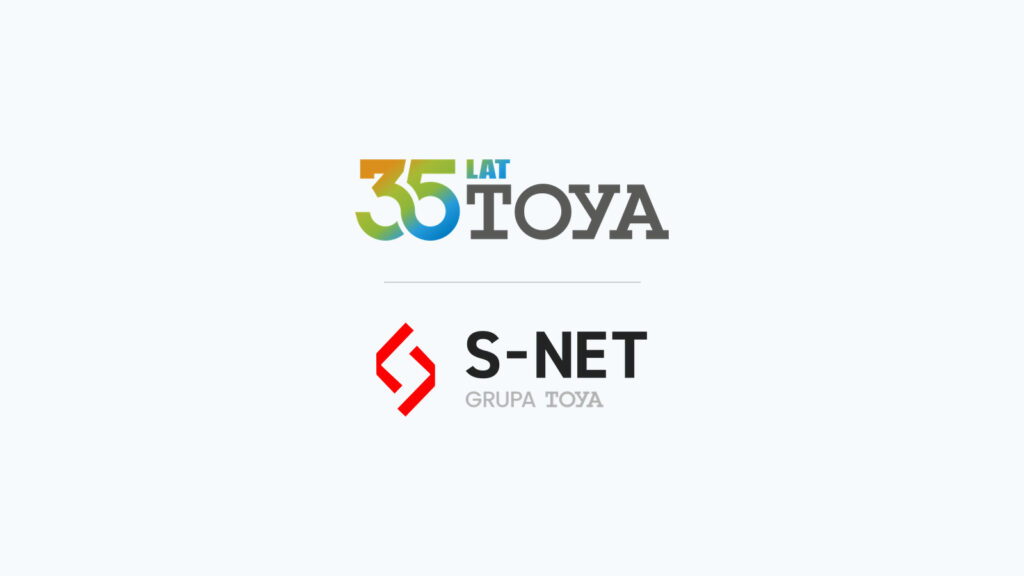 Logo TOYA i S-NET – połączenie spółek