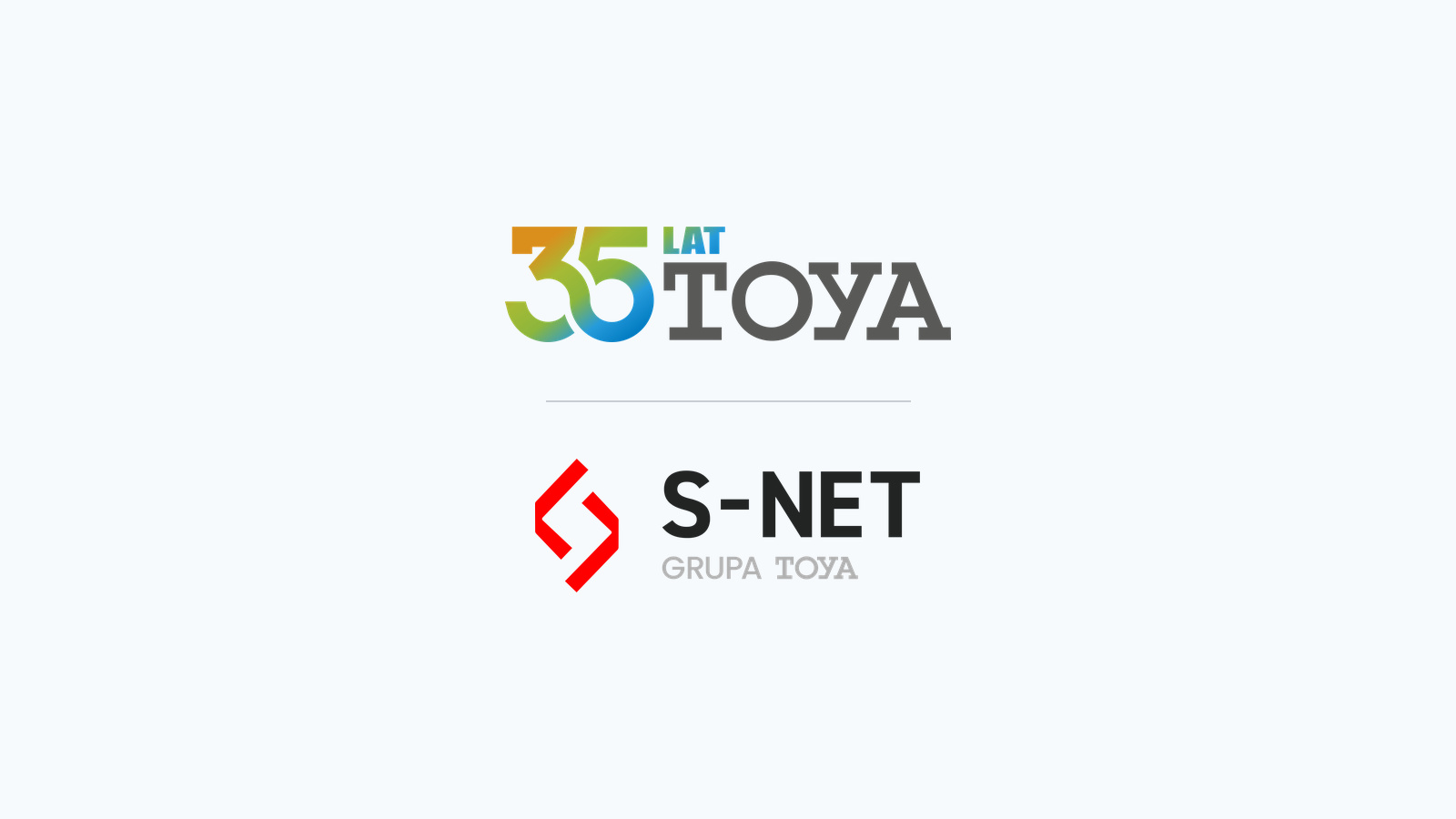 Logo TOYA i S-NET – połączenie spółek